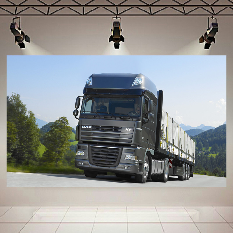 پوستر طرح ماشین سنگین مدل Daf XF کد AR5880