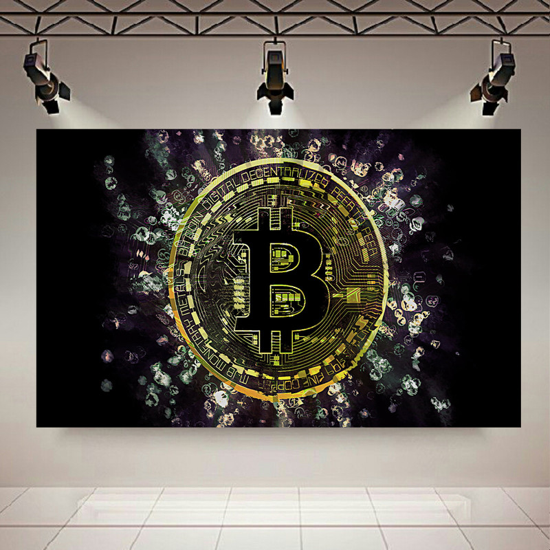 پوستر طرح بیت کوین کد AR6290