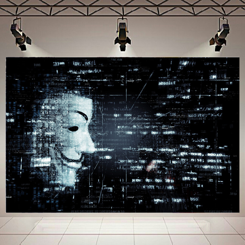 پوستر طرح Hacker مدل Password کد AR16020