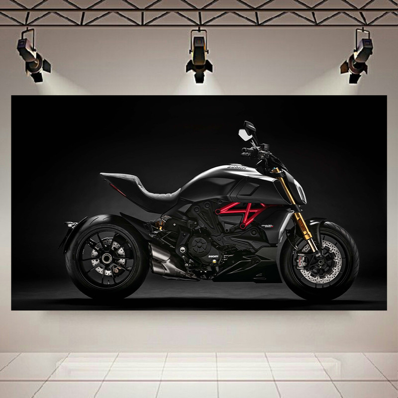 پوستر طرح موتور مدل دوکاتی Diavel کد AR9970