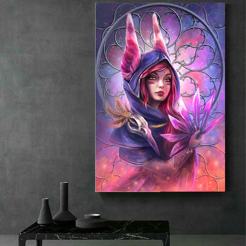 پوستر طرح دختر مدل Girl in hoodie کد AR18600