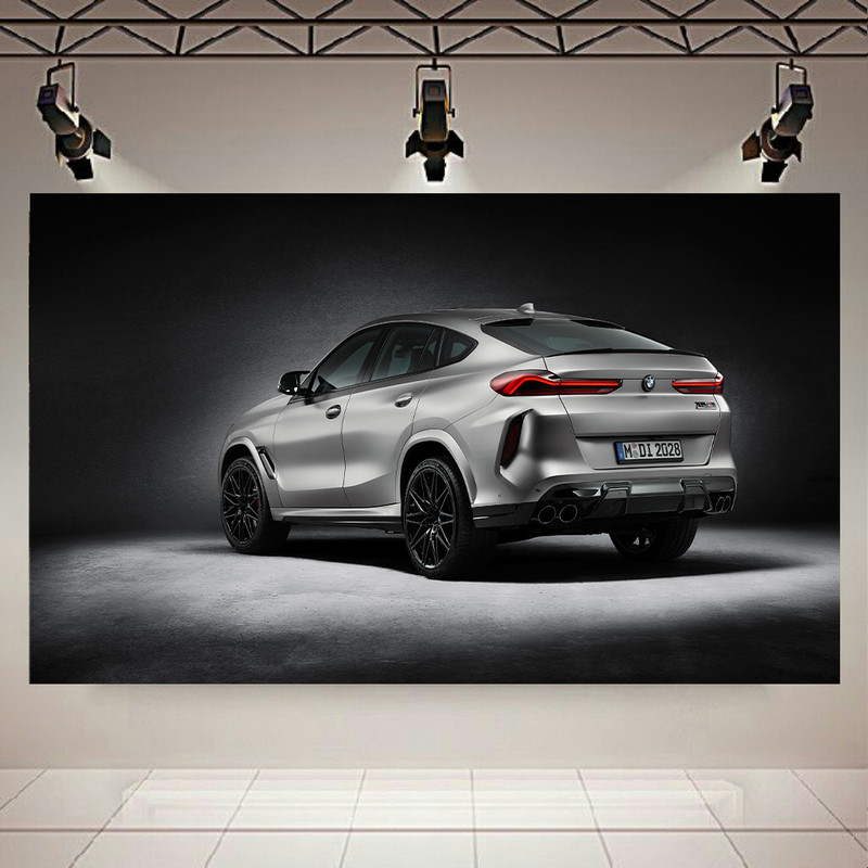 پوستر طرح ماشین مدل BMW X6 M Competition کد AR20760