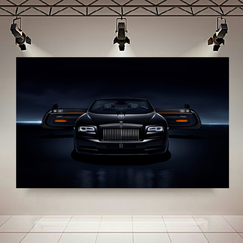 پوستر طرح ماشین مدل Rolls Royce Dawn Black Badge کد AR20040