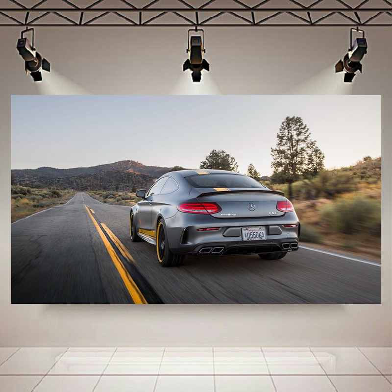 پوستر طرح ماشین مدل مرسدس بنز AMG C63s کد AR13290