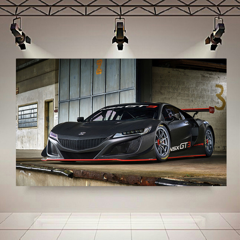 پوستر طرح ماشین مدل Honda NSX GT3 کد AR19820