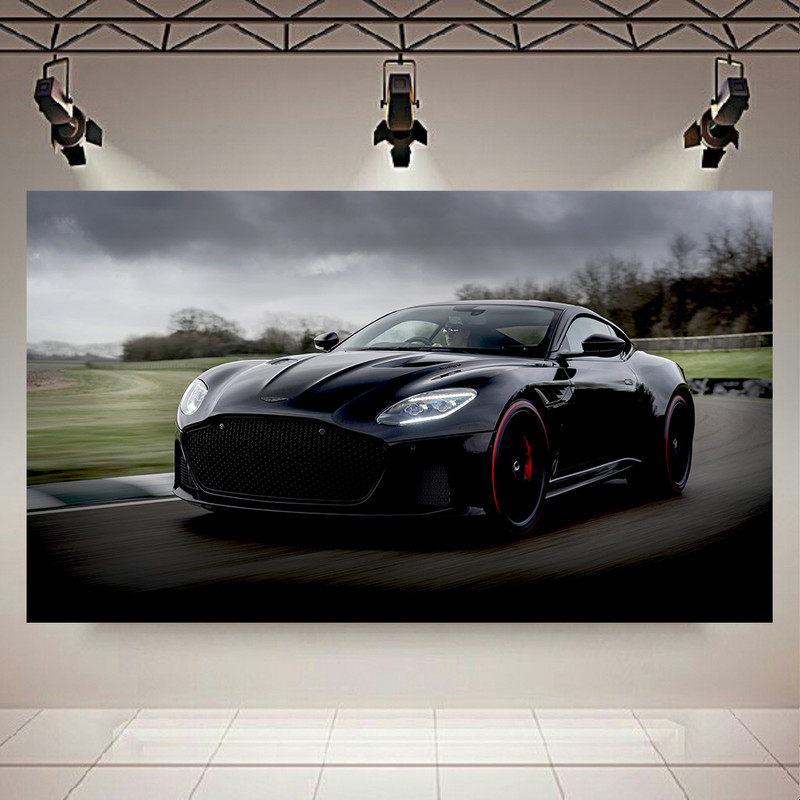 استیکر طرح ماشین مدل Aston Martin DBS Superleggera TAG Heuer کد AR1159