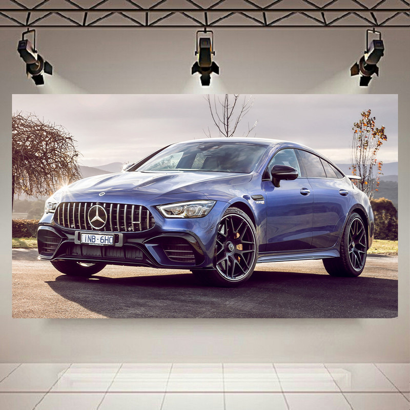 پوستر طرح ماشین مدل مرسدس بنز AMG-GT کد AR12430