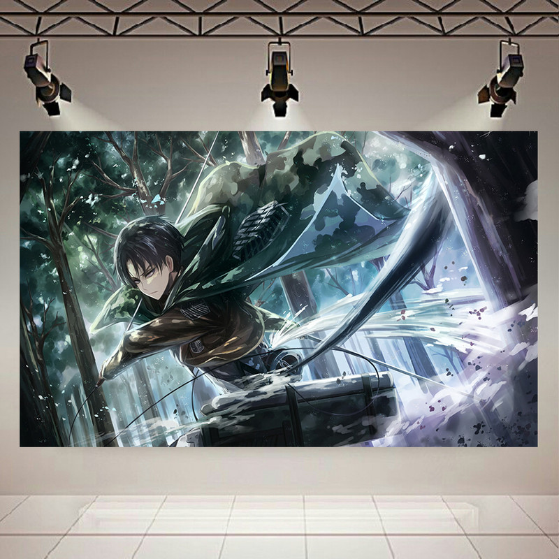 پوستر طرح انیمه مدل Attack on Titan کد AR2410