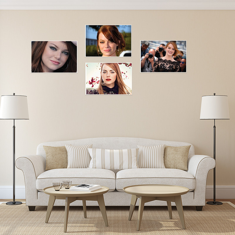 پوستر طرح اما استون کد A-2168-Emma Stone مجموعه 4 عددی