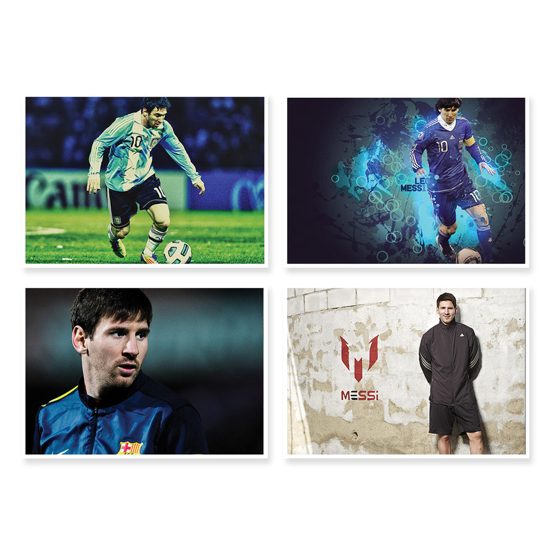 پوستر طرح Messi کد A-1738 مجموعه 4 عددی