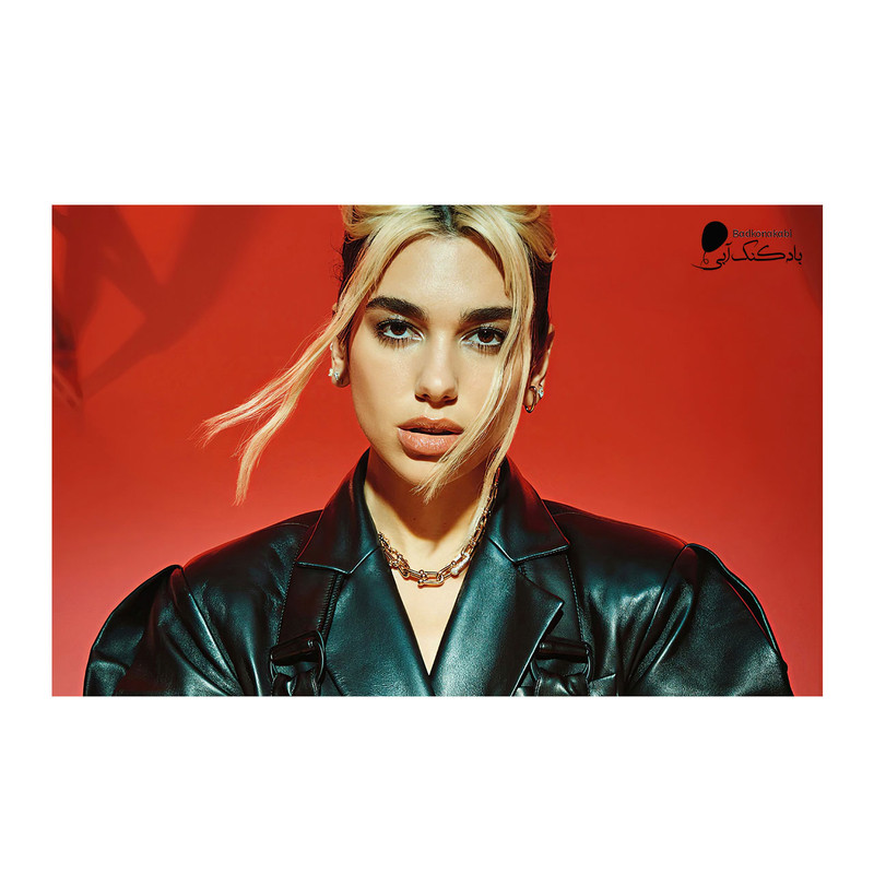 پوستر دیواری بادکنک آبی طرح Dualipa مدل D1