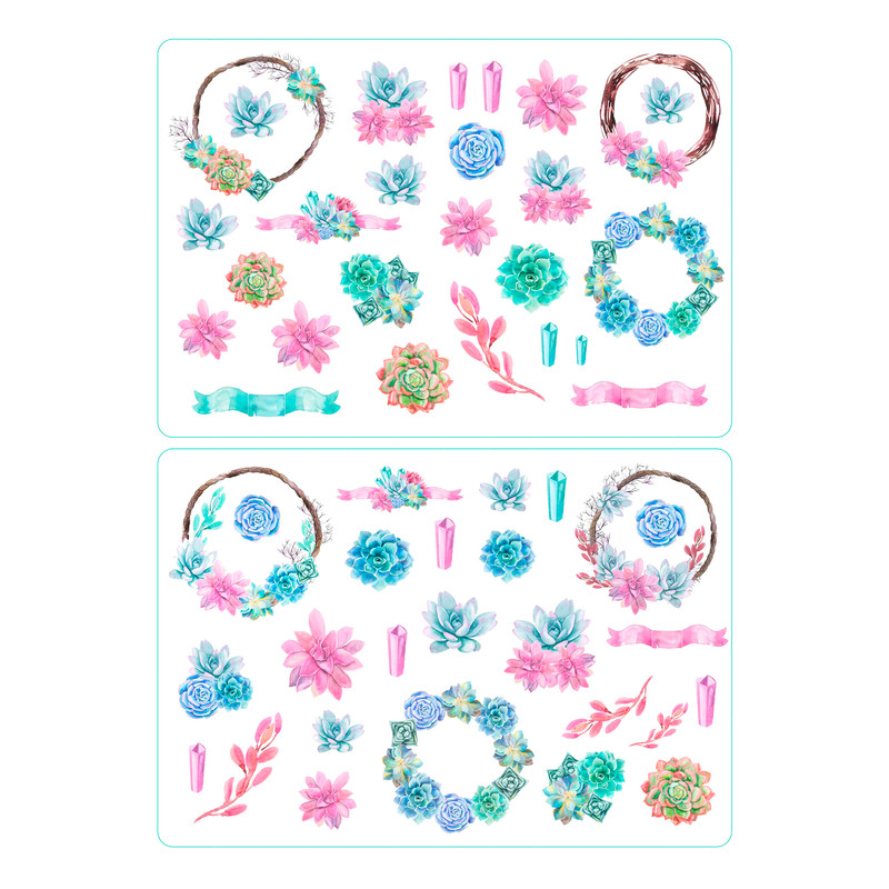 برچسب مدل FLORA کد 7 بسته 2 عددی
