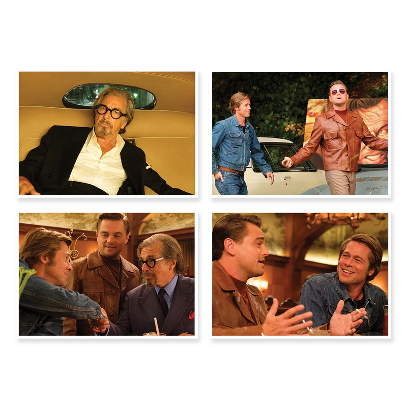 پوستر طرح فیلم Once Upon a Time in Hollywood کد A-1710 مجموعه 4 عددی