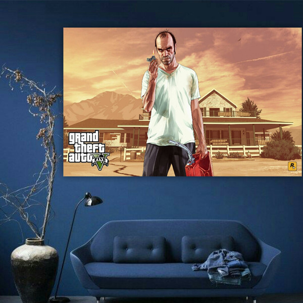 پوستر دیواری طرح GTA V مدل PD304