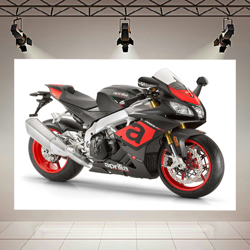 پوستر طرح موتور مدل Aprilia RSV4 RR کد AR5480