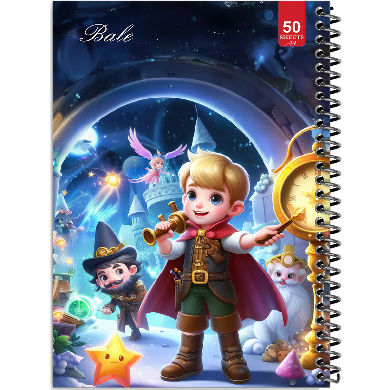 دفتر نقاشی 50 برگ انتشارات بله طرح پسرانه کد A4-L573