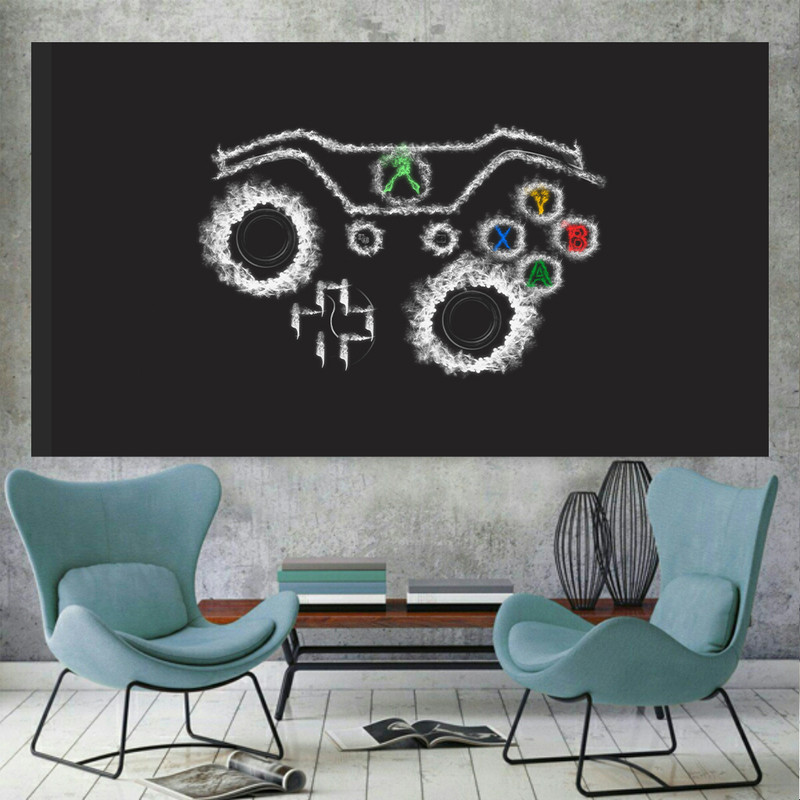 پوستر طرح کنسول بازی مدل Xbox Controller Art کد AR20610