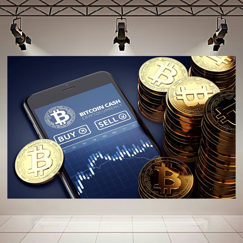 پوستر طرح بیت کوین مدل BITCOIN CASH کد AR1780