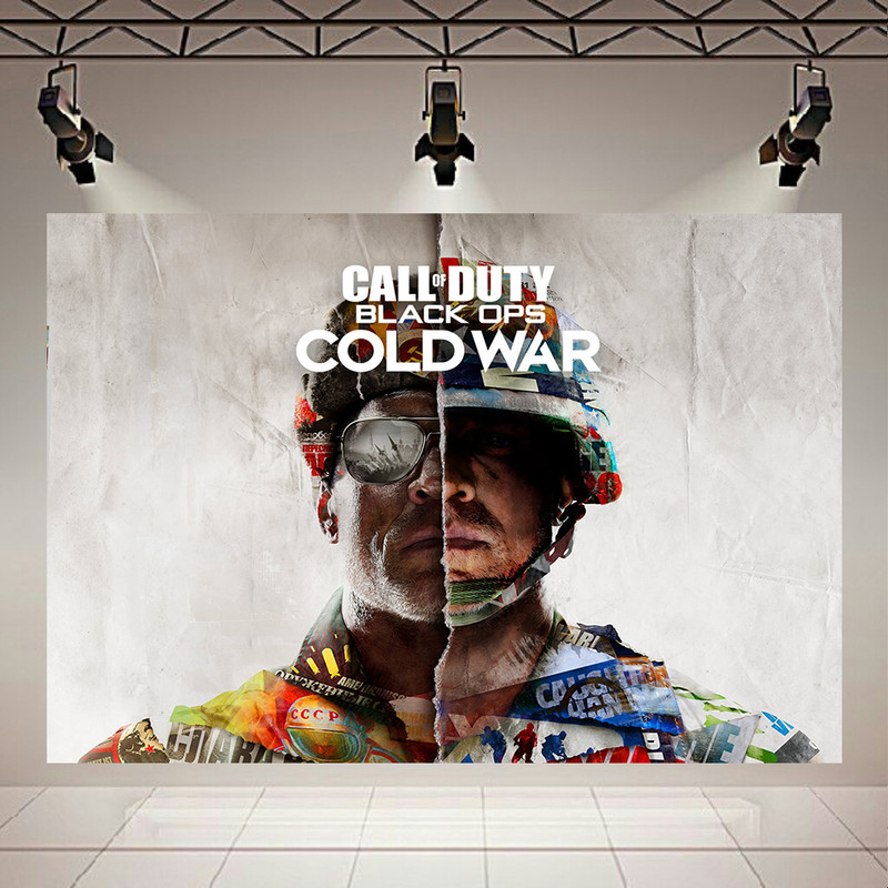 پوستر طرح گیم مدل Call Of Duty Black Ops Cold War کد AR14570