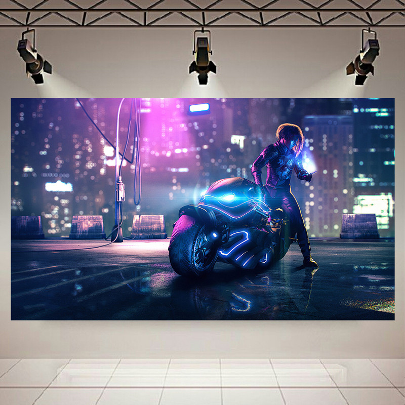پوستر طرح گیم مدل Cyberpunk کد AR13840