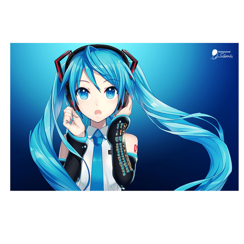 پوستر دیواری بادکنک آبی طرح انیمه مدل Anime11