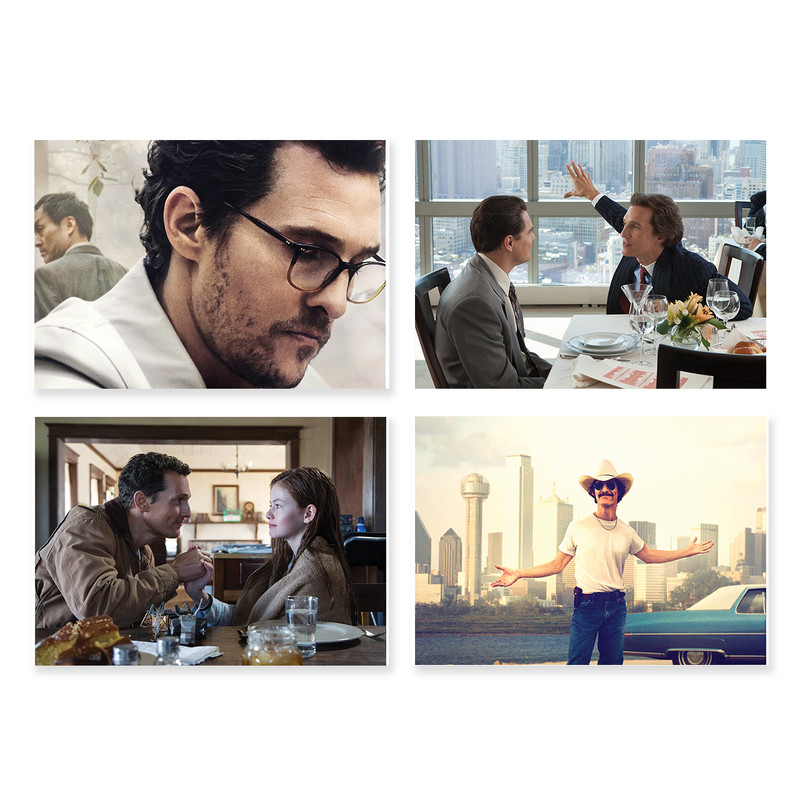 پوستر طرح متیو مک کانهی کد A-2251-Matthew McConaughey مجموعه 4 عددی