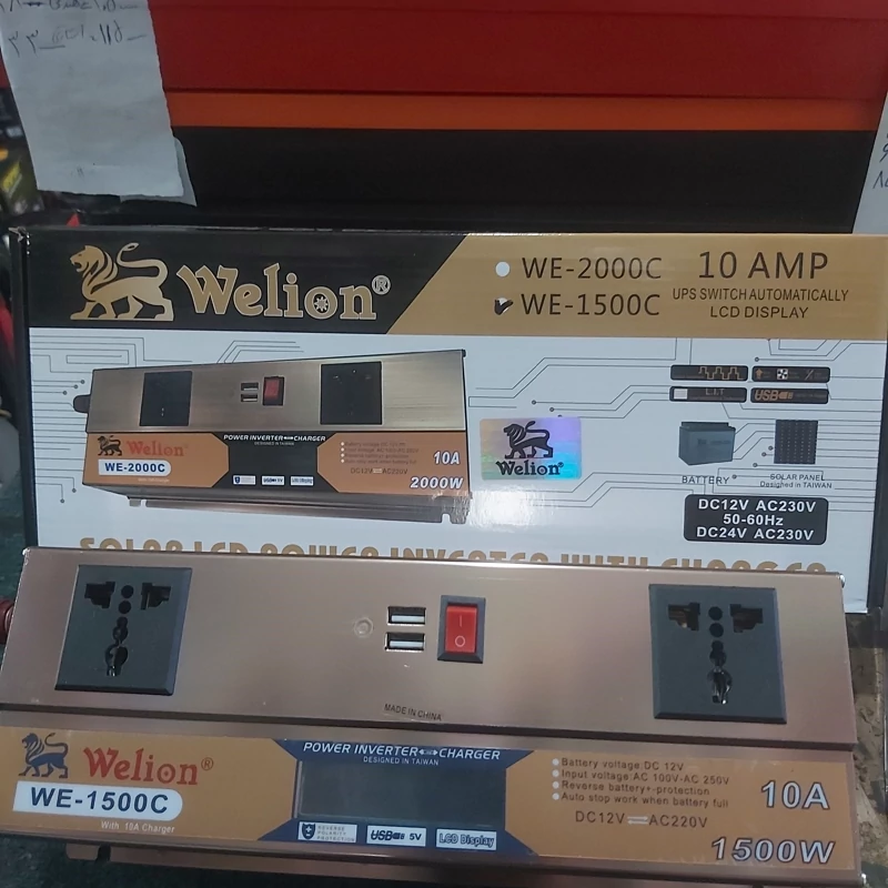 مبدل برق خودرو اینورتر 2000 وات WeLion UPS شارژردار