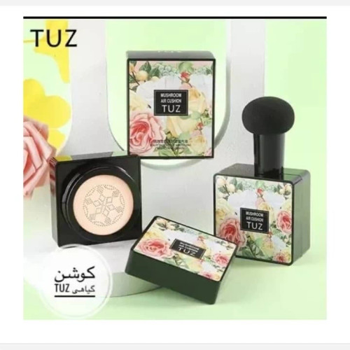 کوشن گیاهی توز Tuz شماره 2 پنکک مایع شماره طبیعی دو قابل استفاده به عنوان کرم پودر