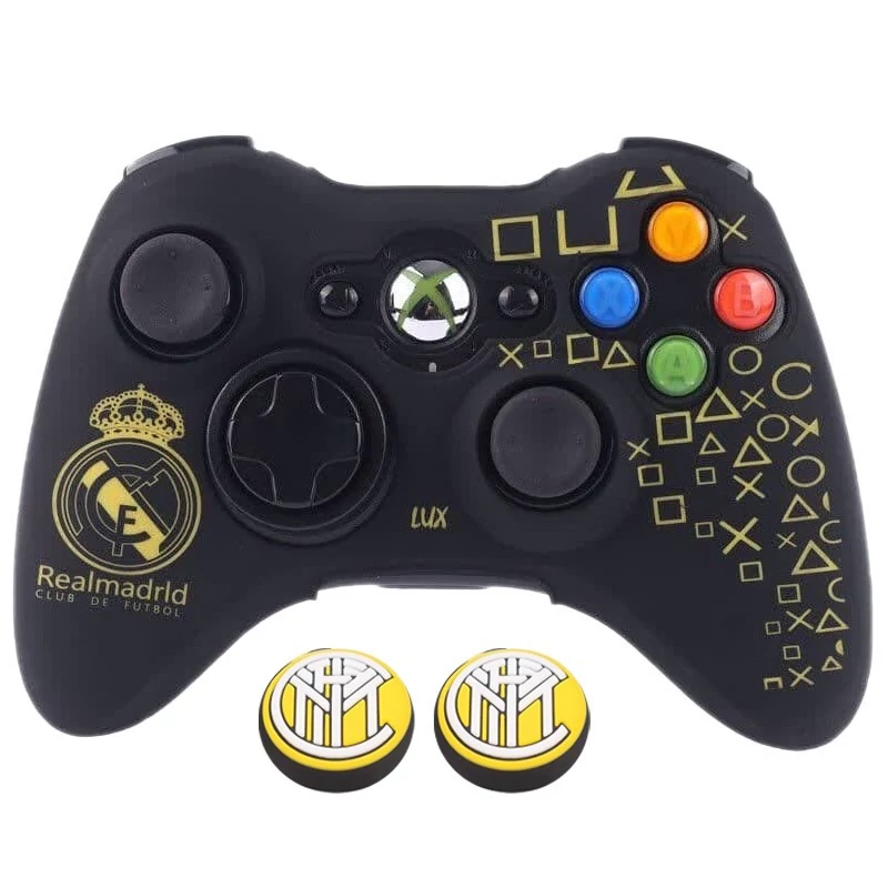 محافظ دسته ایکس باکس 360 مدل REAL MADRID X360-20 به همراه روکش آنالوگ