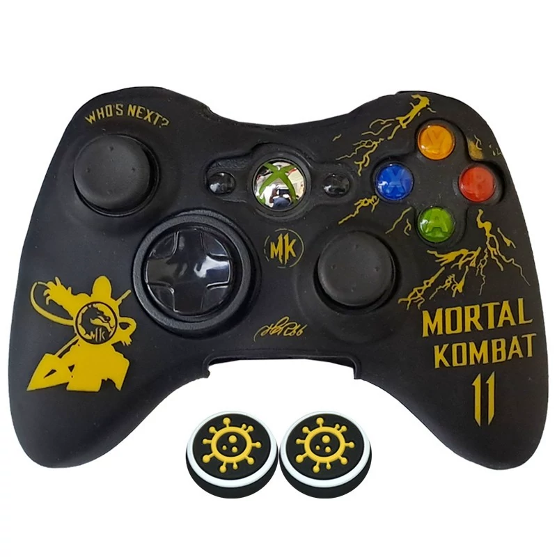 محافظ دسته ایکس باکس 360 مدل MORTAL KOMBAT X360-26 به همراه روکش آنالوگ