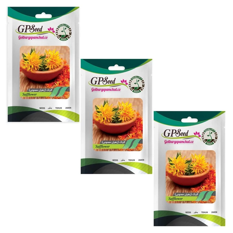 بذر گلرنگ گلبرگ پامچال کد GPF-288 مجموعه 3 عددی
