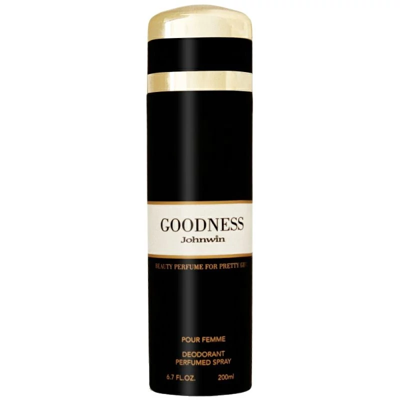 اسپری بدن زنانه جانوین مدل GoodNess Beauty حجم 200 میلی لیتر