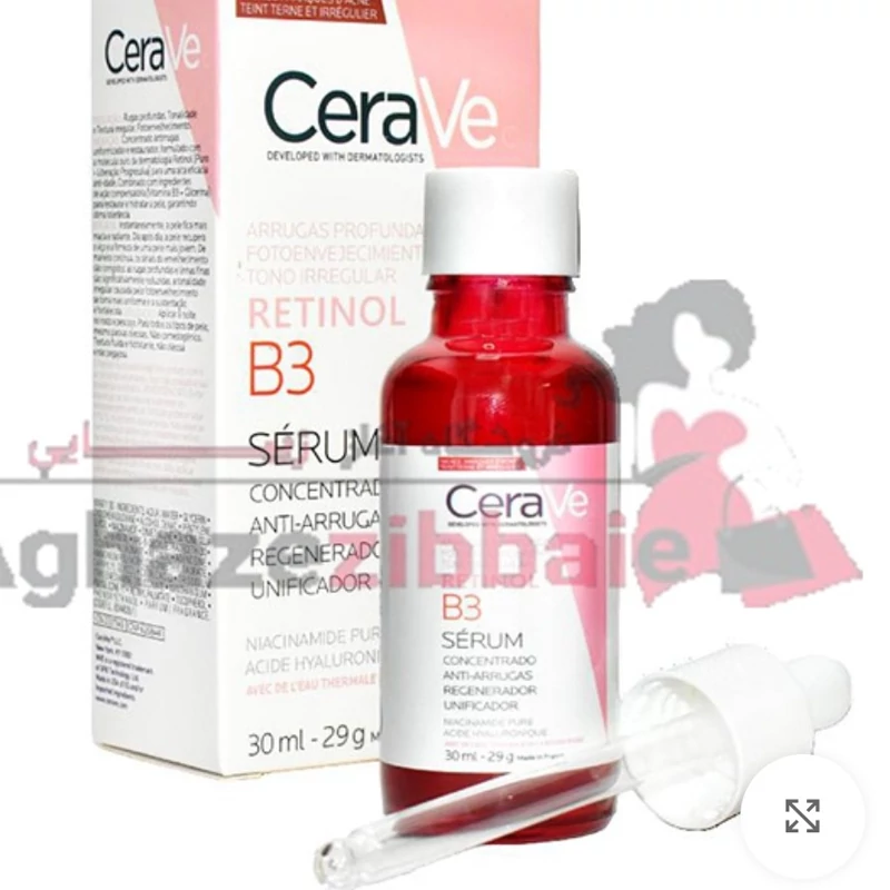 سرم ضد چروک و جوانساز رتینول سراوی B3 حجم 30 میلی لیتر