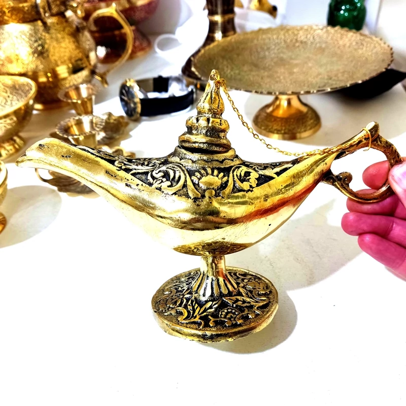 چراغ جادو برنجی چراغ پیسوز برنجی سنگین