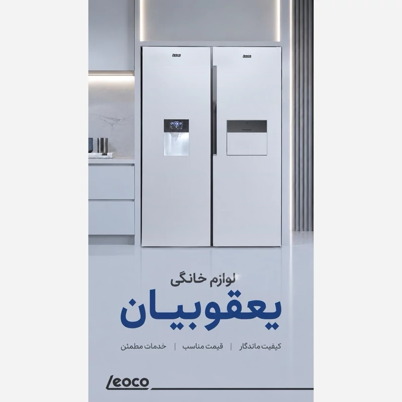 یخچال و فریزر دوقلو لئوکو مدل LR300 ROYAL