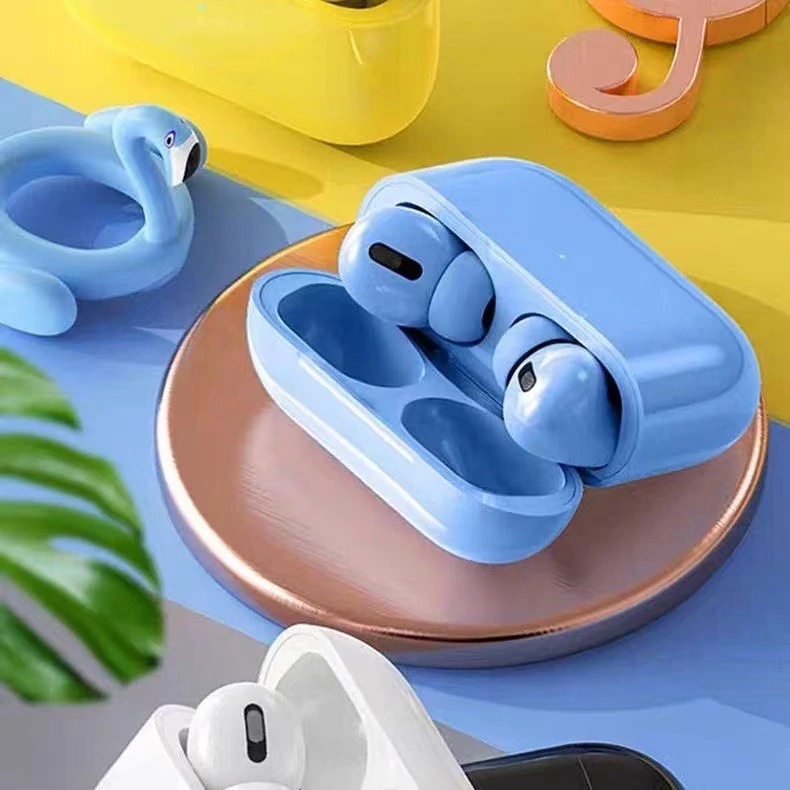 هندزفری بلوتوثی رنگی طرح AirPods Pro 2 دارای میکروفون داخلی جهت برقراری مکالمه،برخورداری از پنل لمسی (ایرپاد پرو رنگی)
