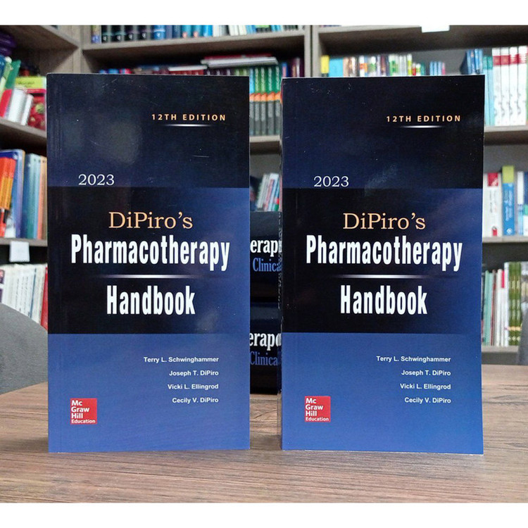 کتاب DiPiro’s Pharmacotherapy Handbook 12th Edition 2023 اثر Joseph Dipiro انتشارات مک گراهیل