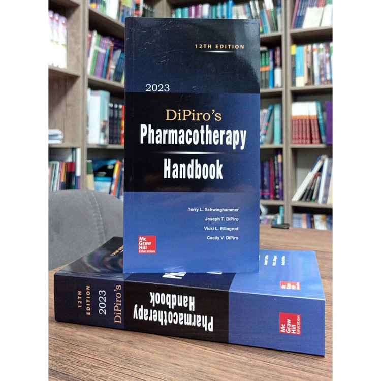 کتاب DiPiro’s Pharmacotherapy Handbook 12th Edition 2023 اثر Joseph Dipiro انتشارات مک گراهیل