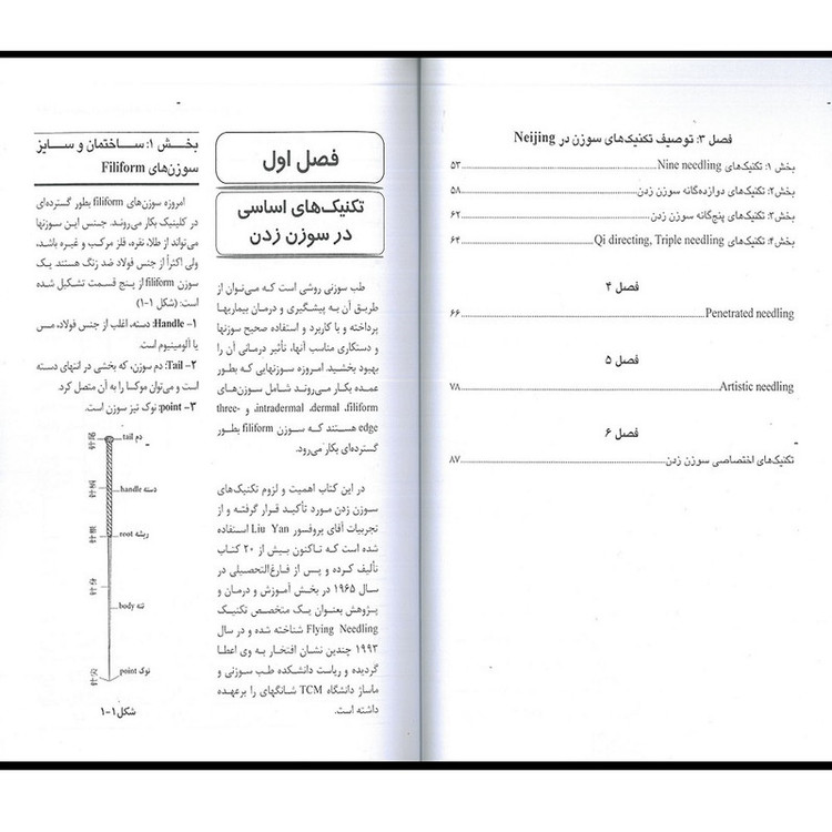 کتاب طب سوزنی راهنمای مصور و دقیق کاربرد صحیح سوزن اثر لیو یان انتشارات اشراقیه