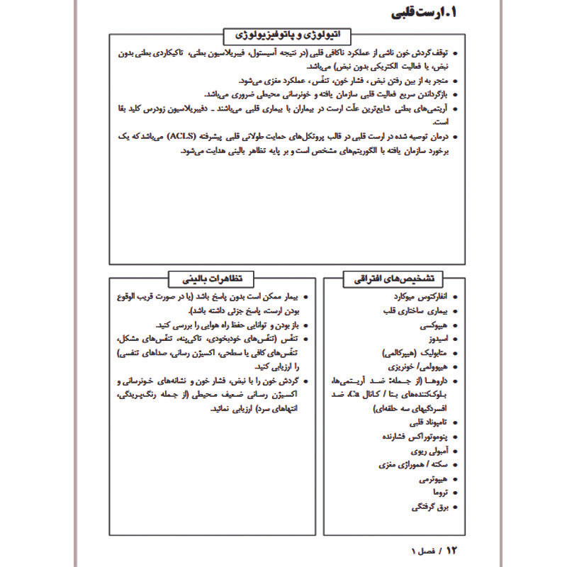 کتاب اورژانس های پزشکی در یک نگاه اثر جفری ام. کاترینو و اسکات کاهان ترجمه دکتر مانیا کاوه و احمدحسین اوزار انتشارات اشراقیه