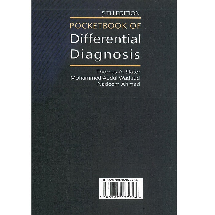کتاب Pocketbook of Differential Diagnosis اثر Thomas Slater انتشارات الزویر