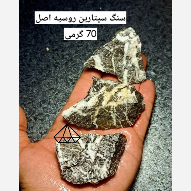 سنگ سپتارین بدون تراش اصل و خاص راف سپتارین مشکی و سفید راف سپتارین راف جاسپر پیکاسو راف جاسپر عنکبوتی سنگ قیمتی عمده