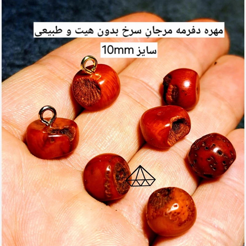 مهره چوب مرجان اصلی بشرط  فسیل مرجان سرخ اویز مرجان قرمز مرجان دریای سرخ سنگ ریشه سنگ قرمز قیمتی سنگ مرجان اصل نیناس جم