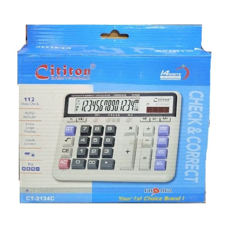 ماشین حساب سیتیزن مدل CT-2134C