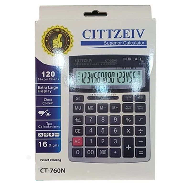ماشین حساب سیتیزن مدل CT-760N