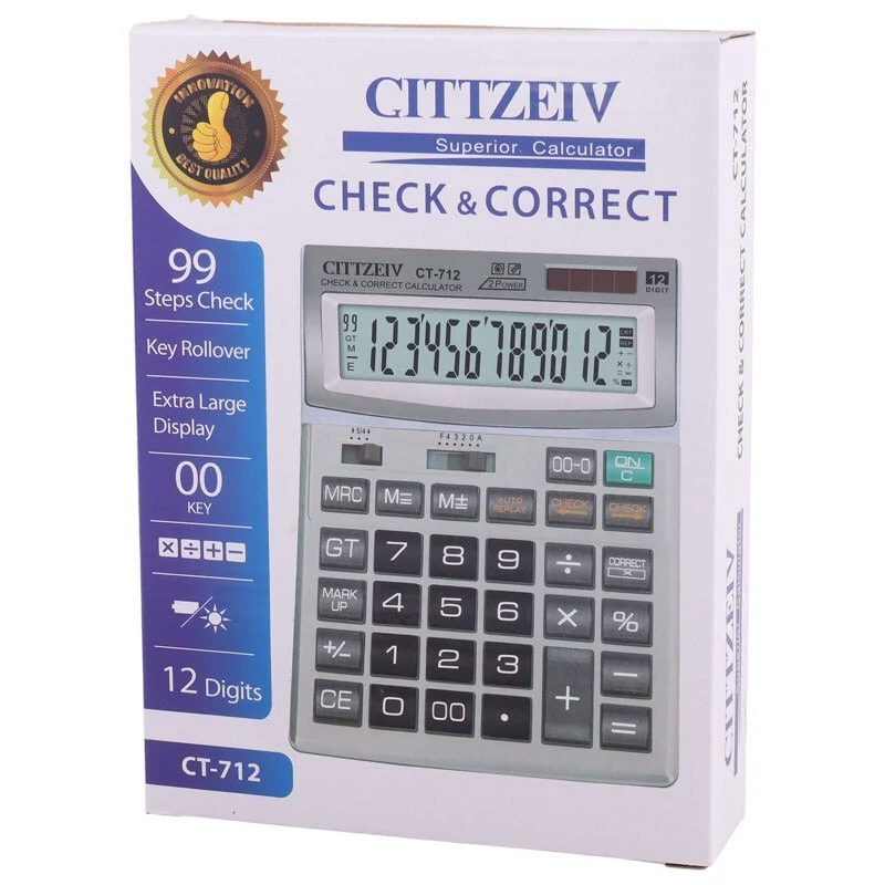 ماشین حساب سیتیزن مدل CT-712