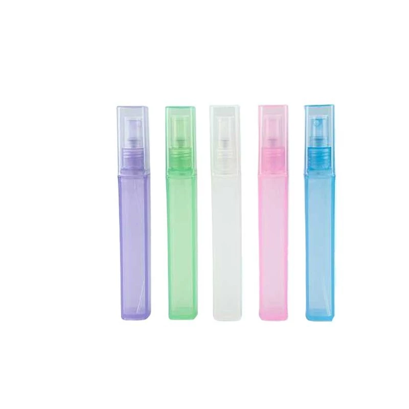 شیشه عطر پلاستیکی اسپری مربعی ظرف خالی