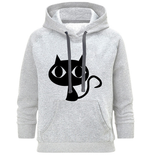 هودی زنانه طرح Black Cat کد C229