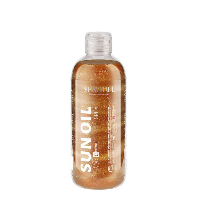 روغن آفتاب سی گل مدل Shimmer Sun Oil حجم 250 میلی لیتر
