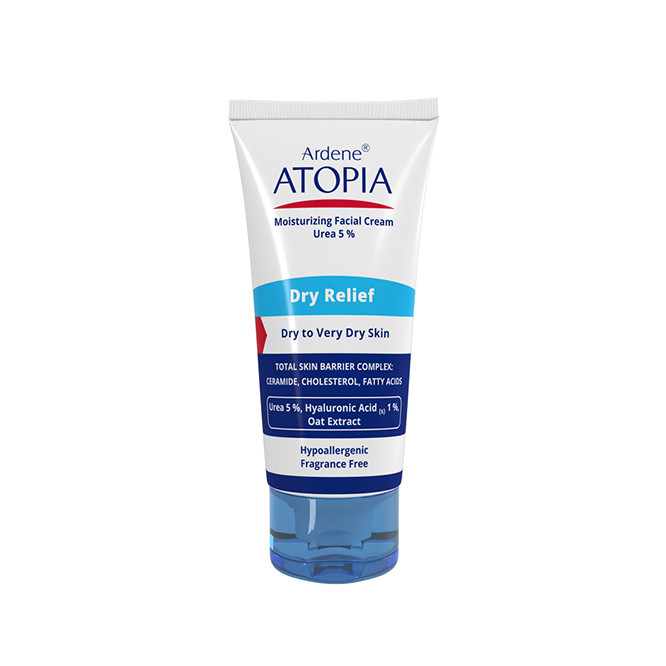 کرم مرطوبکننده صورت آردن آتوپیا مدل Dry Relief حجم 50 میلیلیتر